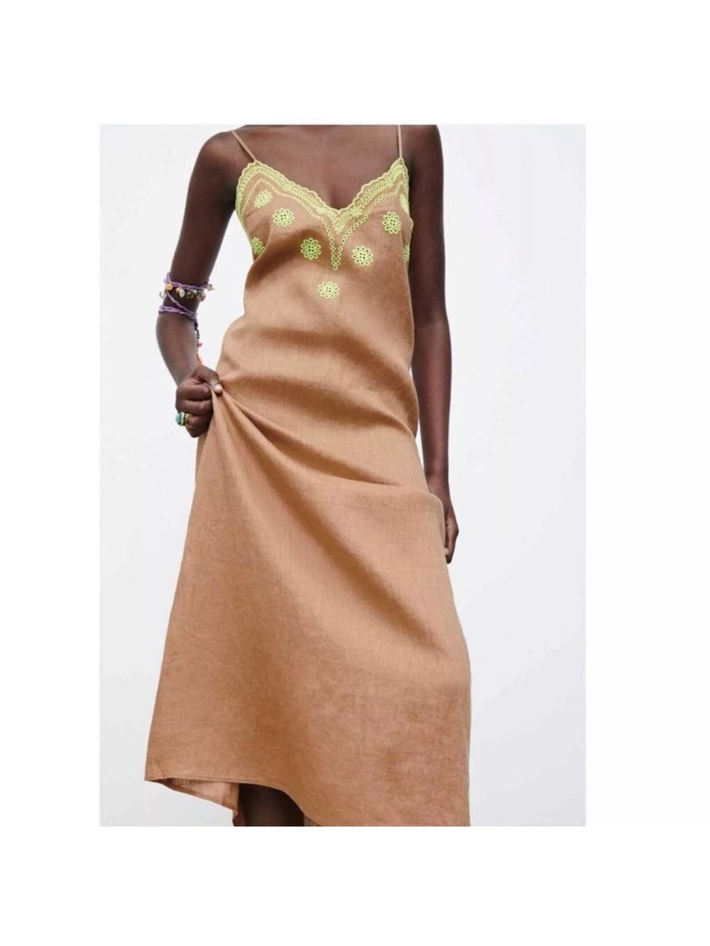 Zara Linen Maxi Dress